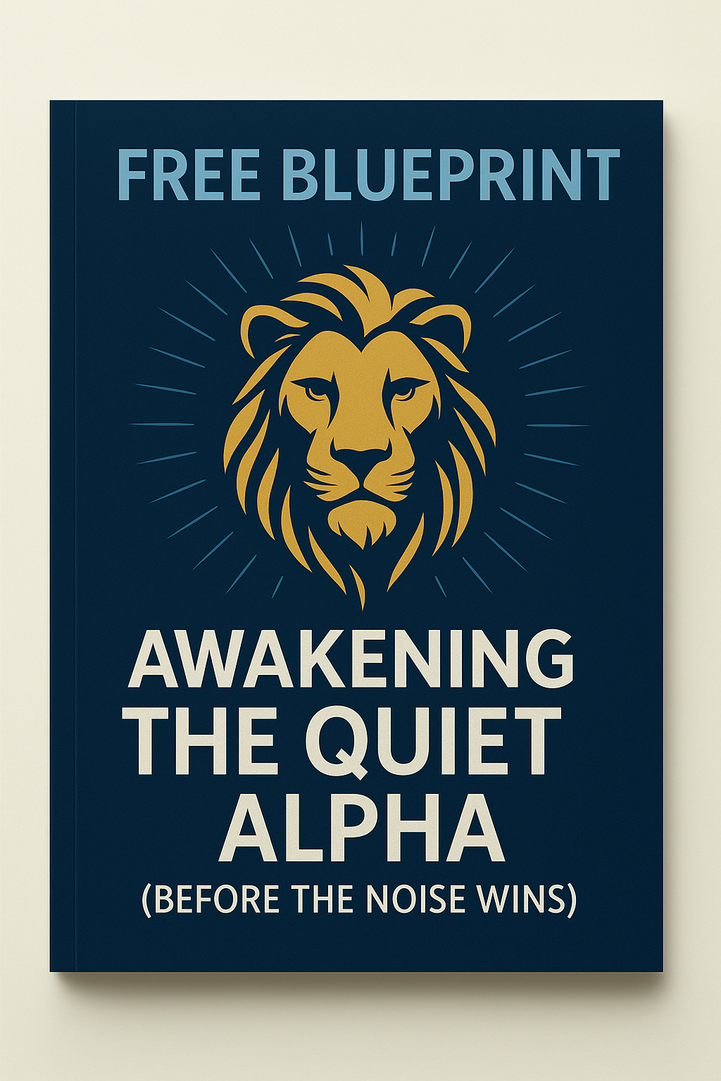 Awakening the Quiet Alpha (before the noise wins)